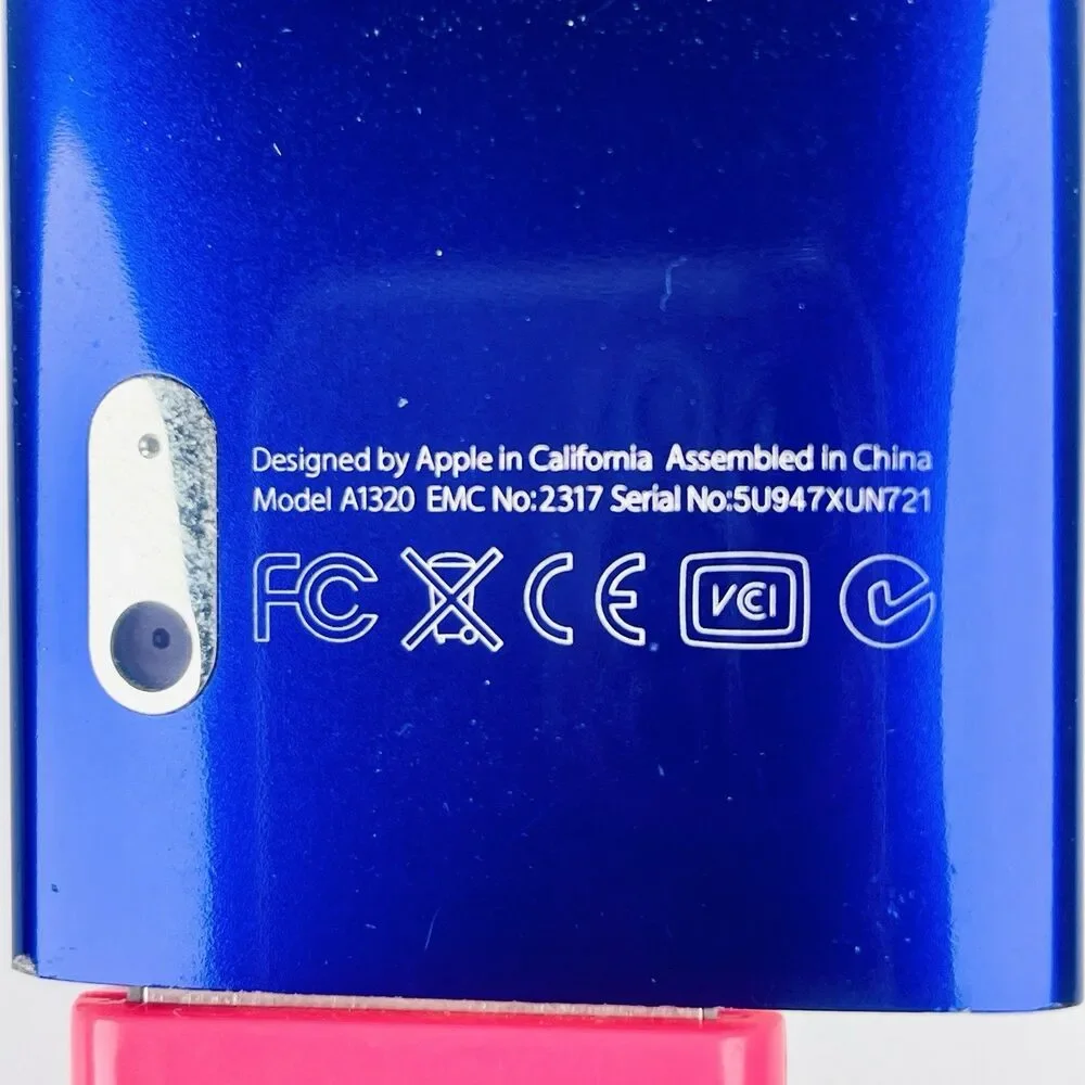 Apple iPod Nano 5th Generation 8GB Model A1320 Purple Tested - Needs Battery